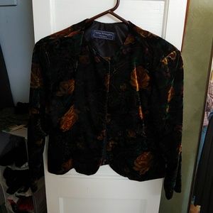 Crushed velvet jacket